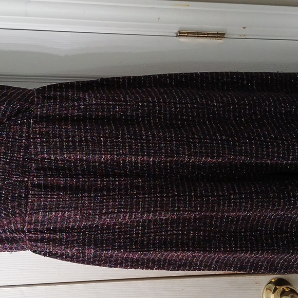 Wild Fable rainbow metallic wide leg spaghetti strap jumpsuit pants romper Sz S - Picture 4 of 10